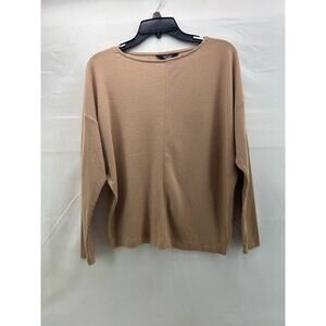 Simply vera women’s small tan sweater minimalist, nutral